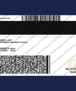 Alabama Driving License PSD Template